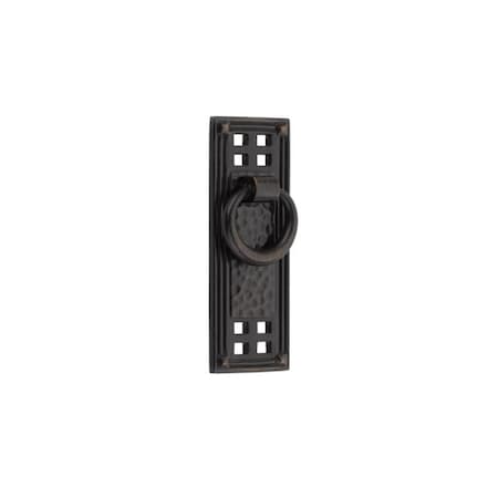 Patioplus 1.25 x 3.5 in. Hammered Vert Ring Cabinet Pull, Oil Rubbed Bronze PA1635129
